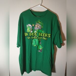 EUC St. Patrick's Day "In Dog Beers..." Graphic T-Shirt